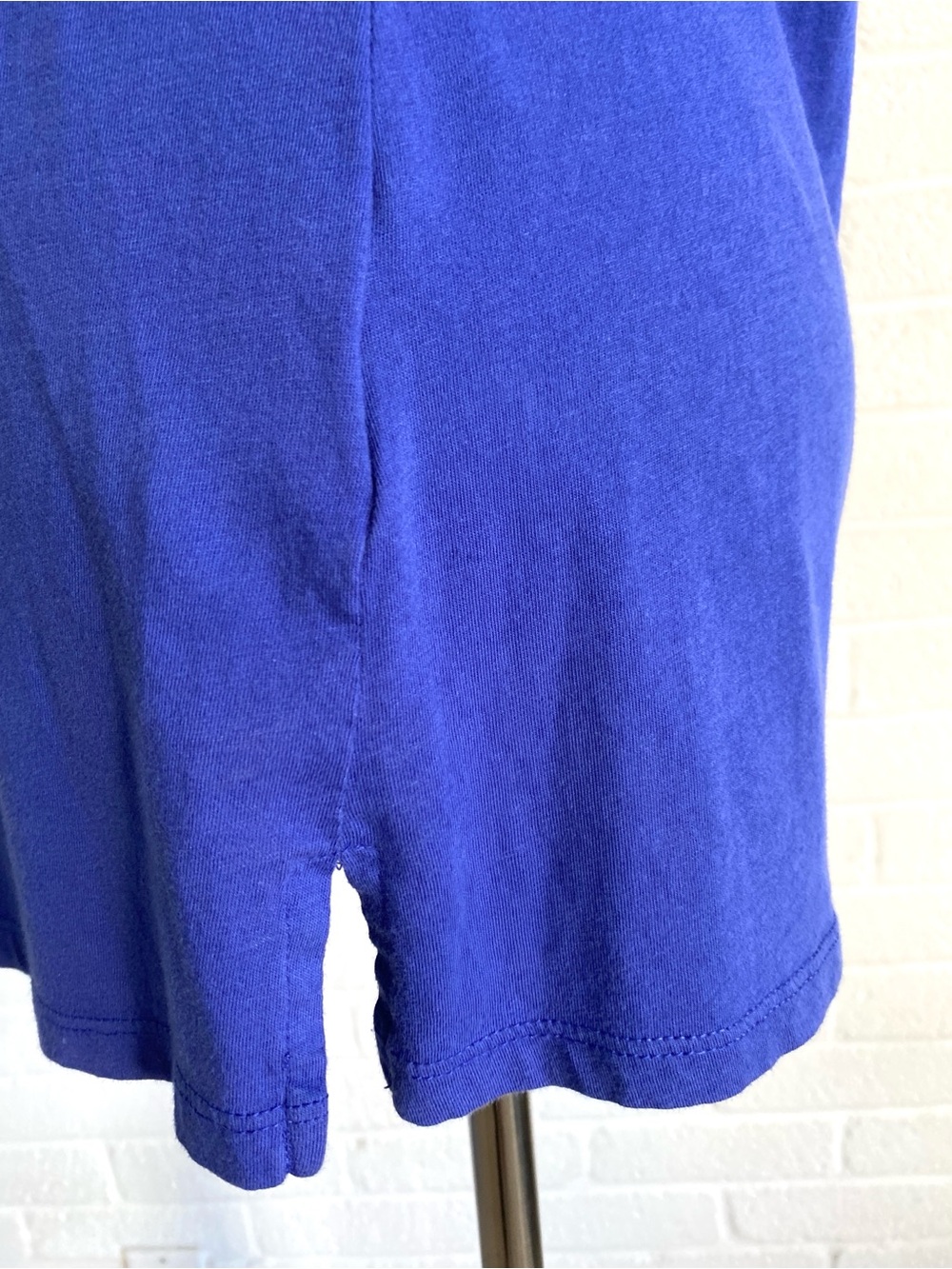 Lilly Pulitzer Sleeveless Pintuck Henley Top Tunic BlouseCobalt Blue Small Beach - Picture 9 of 12